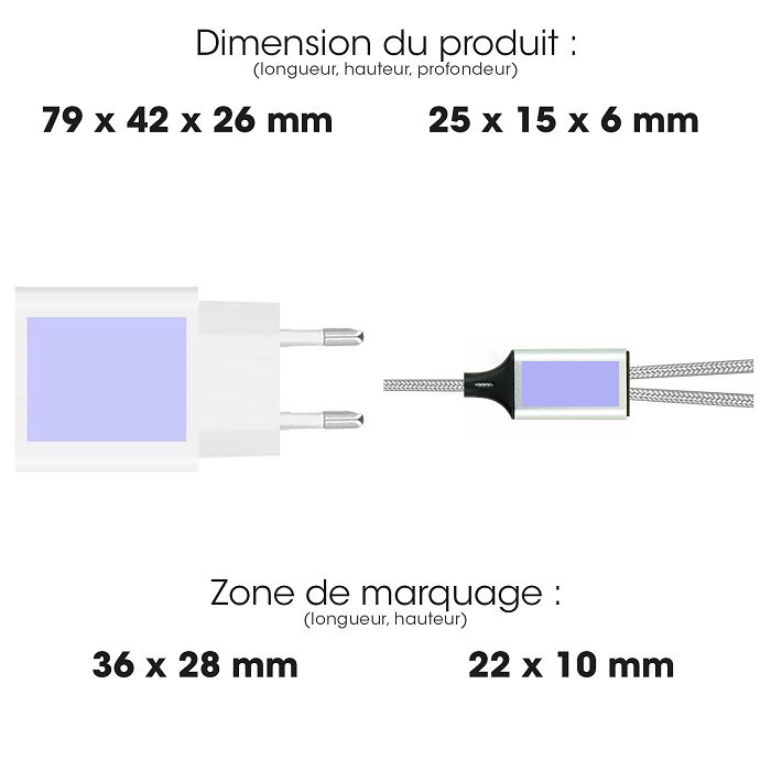  HAKO - KIT ESSENTIEL PRISE + CÂBLE BLANC