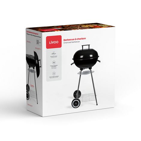  Barbecue à charbon - Noir
