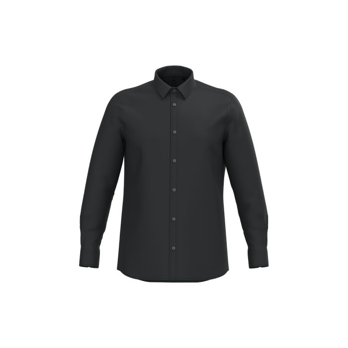  Chemise popeline polycoton sans poche entretien facile homme