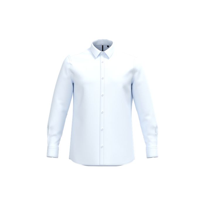  Chemise popeline polycoton sans poche entretien facile homme