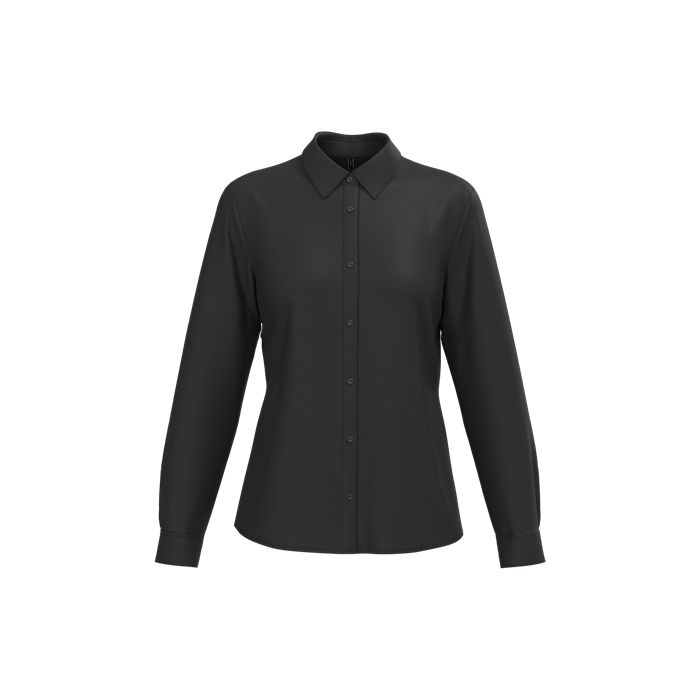  Chemise popeline polycoton sans poche entretien facile femme