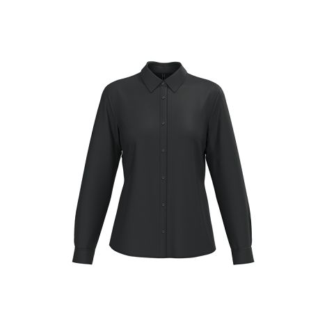  Chemise popeline polycoton sans poche entretien facile femme