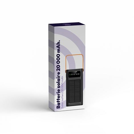  Batterie solaire 20 000 mAh
