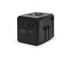 Adaptateur de voyage universel - Noir