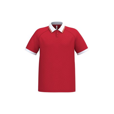  Maillot lifestyle à col polo unisexe