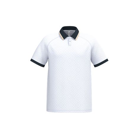  Maillot lifestyle à col polo unisexe