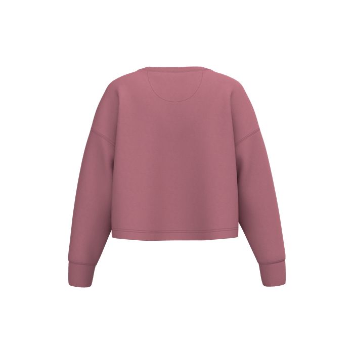 Sweat-shirt crop col rond femme