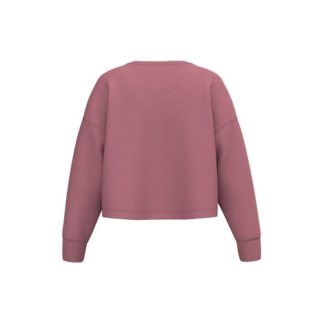  Sweat-shirt crop col rond femme