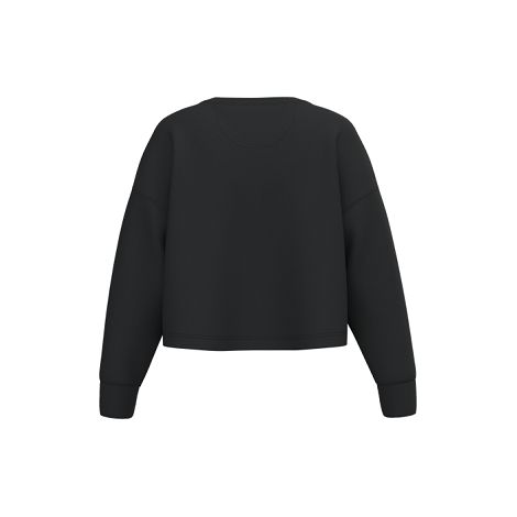  Sweat-shirt crop col rond femme