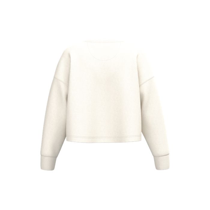  Sweat-shirt crop col rond femme
