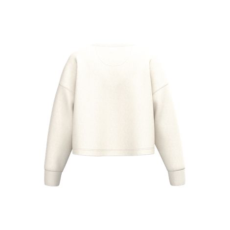  Sweat-shirt crop col rond femme