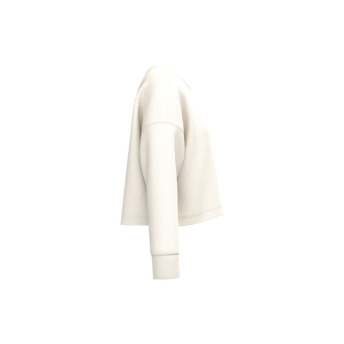  Sweat-shirt crop col rond femme