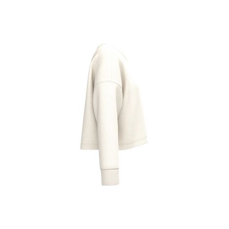  Sweat-shirt crop col rond femme