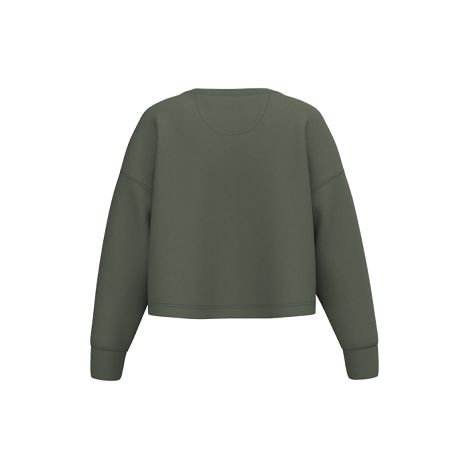  Sweat-shirt crop col rond femme