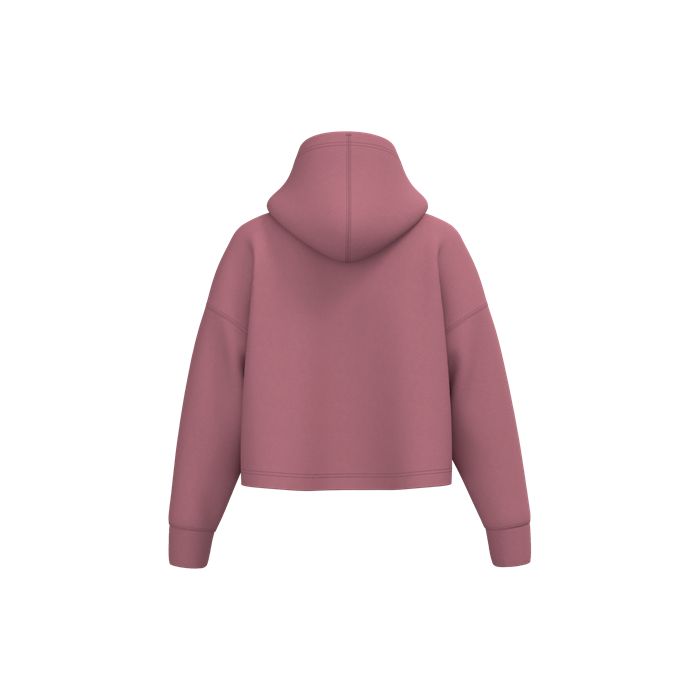  Sweat-shirt crop à capuche femme
