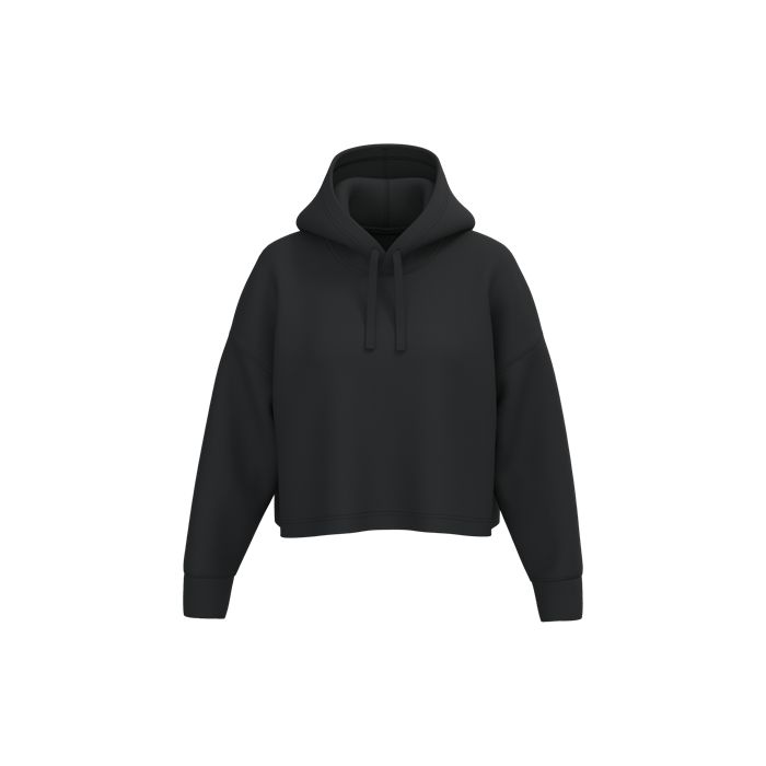  Sweat-shirt crop à capuche femme