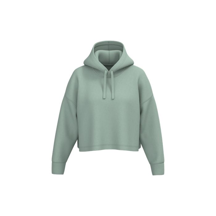  Sweat-shirt crop à capuche femme