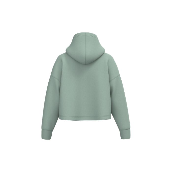  Sweat-shirt crop à capuche femme