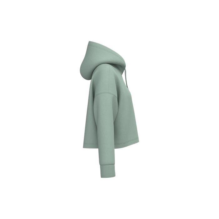  Sweat-shirt crop à capuche femme