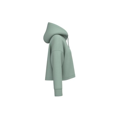  Sweat-shirt crop à capuche femme