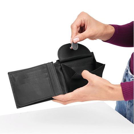  DAX - Porte-monnaie en véritable cuir