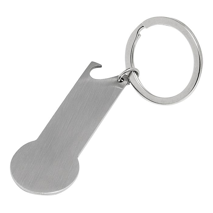  NO COIN - Porte clés décapsuleur jeton