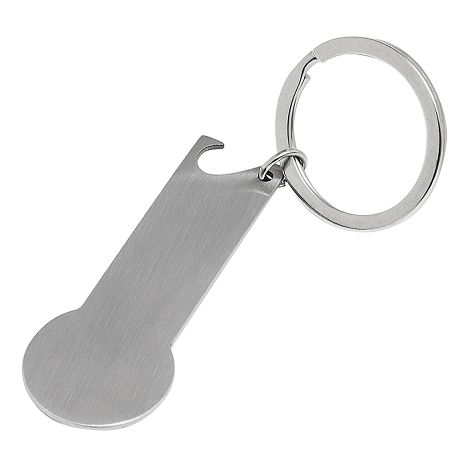  NO COIN - Porte clés décapsuleur jeton