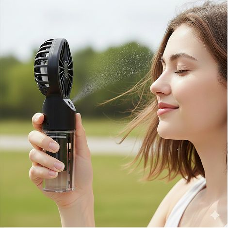  Ventilateur brumisateur - Noir