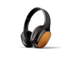 Casque Bluetooth ABS recyclé et bambou FSC - BLUETECH