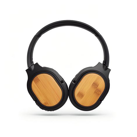  Casque Bluetooth ABS recyclé et bambou FSC - BLUETECH