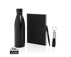 Set cadeau d'affaires luxe avec bouteille Swiss Peak