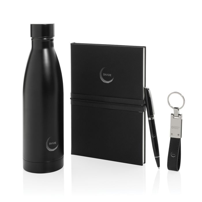  Set cadeau d'affaires luxe avec bouteille Swiss Peak