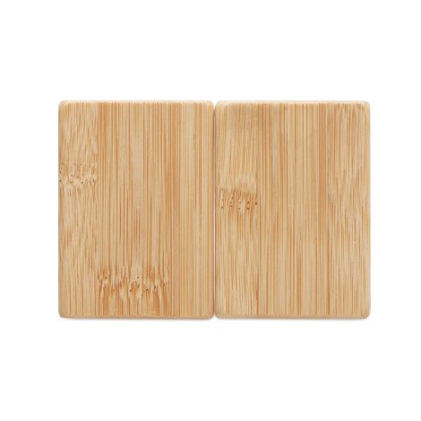  Set sel et poivre en bambou