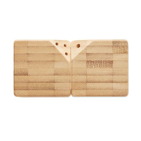  Set sel et poivre en bambou