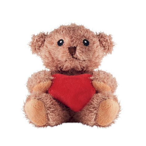  Petit ours peluche avec cœur