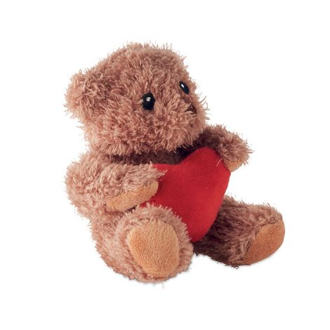  Petit ours peluche avec cœur