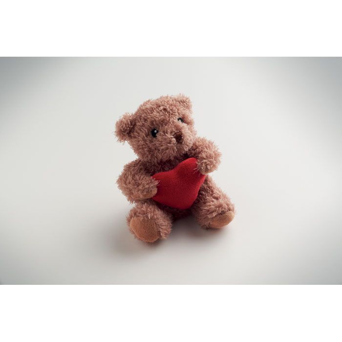  Petit ours peluche avec cœur