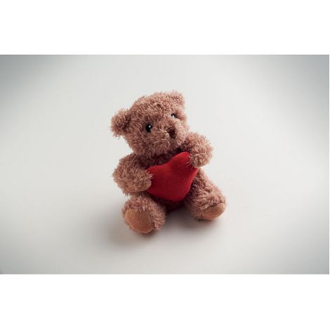  Petit ours peluche avec cœur