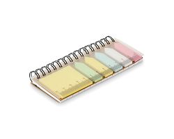 Bloc-notes et marqueurs en PP