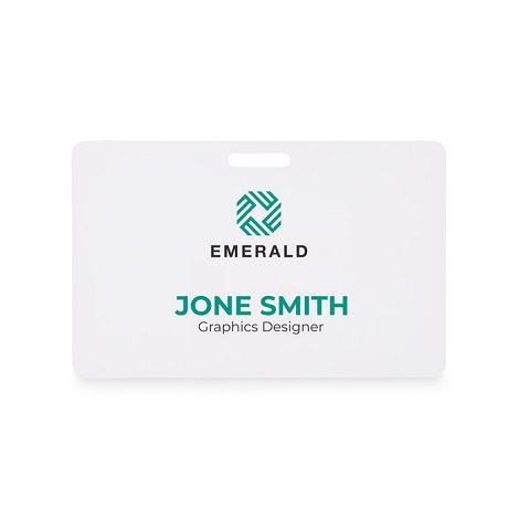  Badge pour lanyard 54 x 86 mm