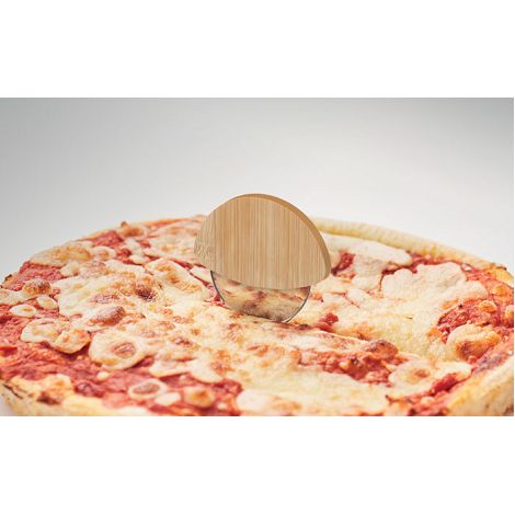  Roulette à pizza en bambou
