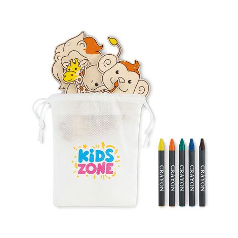  Suspensions à colorier en bois