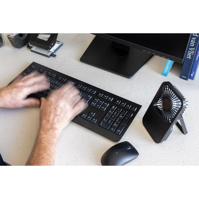  Ventilateur de bureau en plastique recyclé RCS Aervina