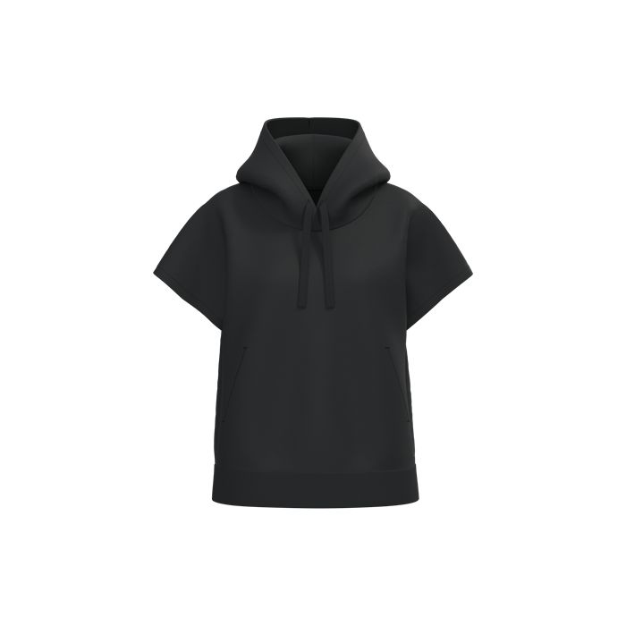  Sweat-shirt écoresponsable à capuche oversize sans manches French