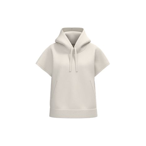  Sweat-shirt écoresponsable à capuche oversize sans manches French