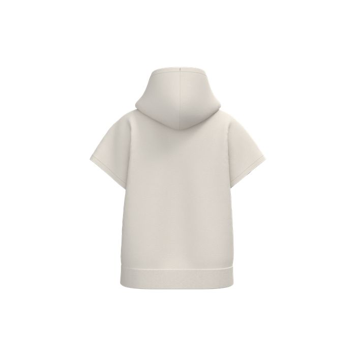  Sweat-shirt écoresponsable à capuche oversize sans manches French