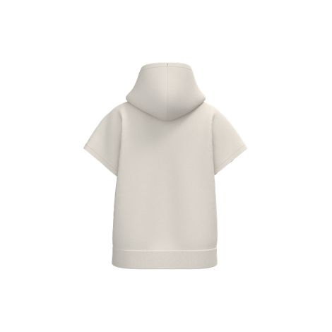  Sweat-shirt écoresponsable à capuche oversize sans manches French