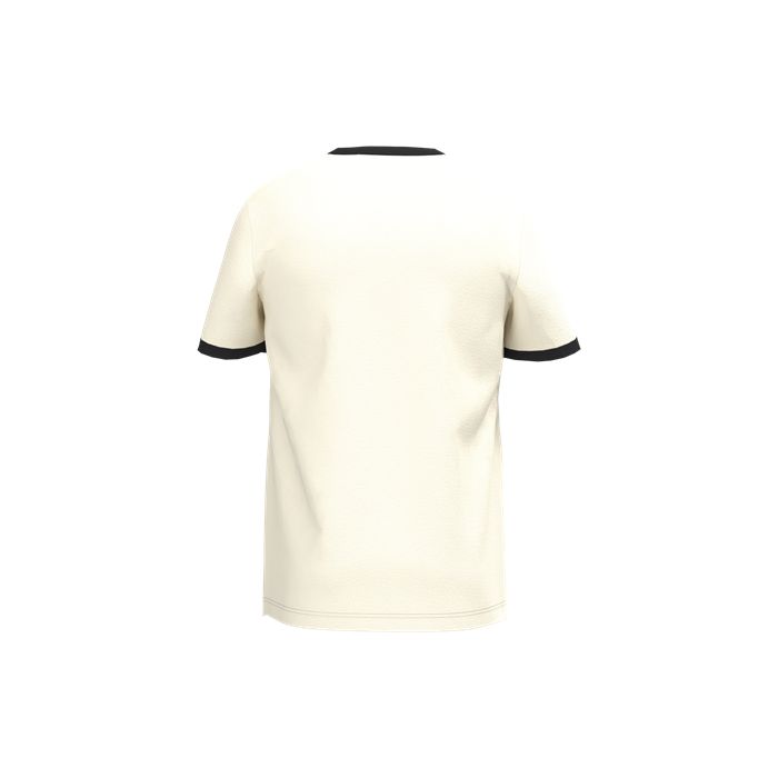  T-shirt ringer écoresponsable à bords contrastés effet délavé hom