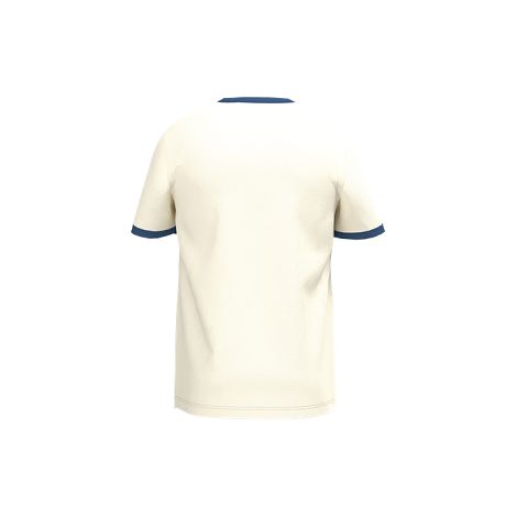  T-shirt ringer écoresponsable à bords contrastés effet délavé hom