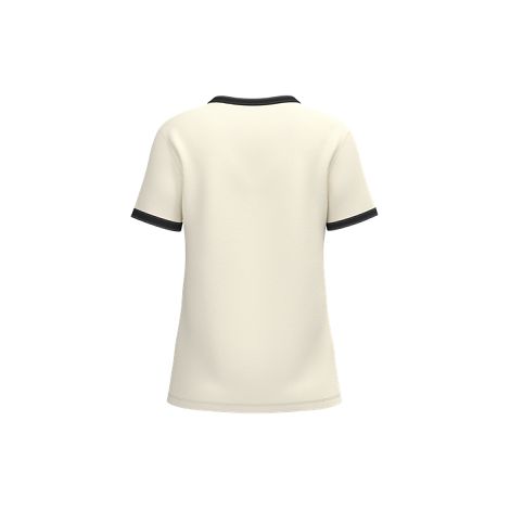  T-shirt ringer écoresponsable à bords contrastés effet délavé fem